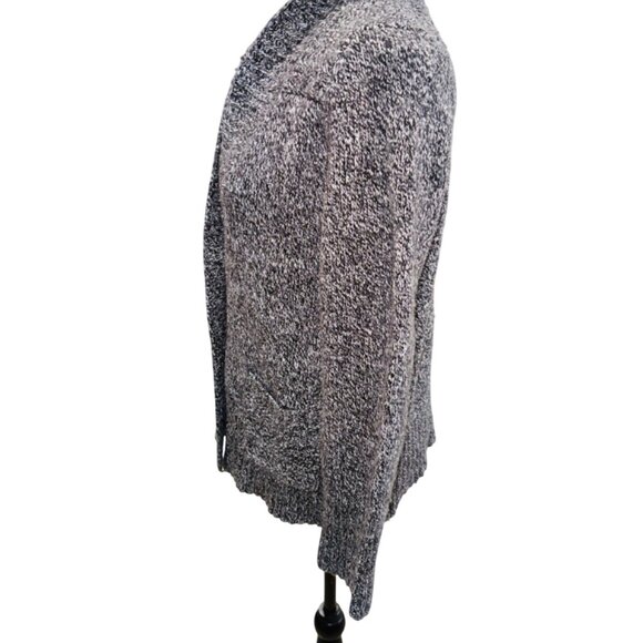 Eddie Bauer Heavy Knit Chunky Womens M Wool Cardigan Sweater Fisherman Preppy - Picture 4 of 11